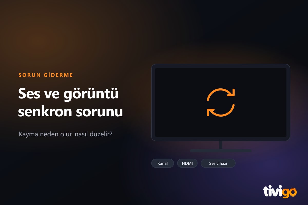 Ses ve görüntü dalgası birbirinden kaymış televizyon ekranı