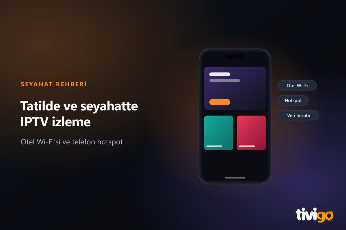 Telefon ekranında IPTV izlenirken kullanılan mobil veri paylaşımı